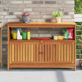 Vidaxl tuinwandtafel 110x35x75 cm massief acaciahout