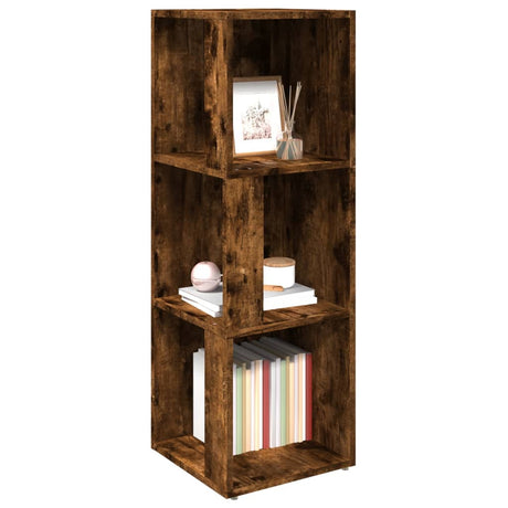 Vidaxl hoekkast 33x33x100 cm bewerkt hout gerookt eikenkleurig