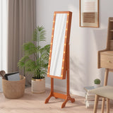 Vidaxl Mirror separado con LED 34x37x146 cm