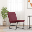 Vidaxl loungestoel 52x75x76 cm stof wijnrood