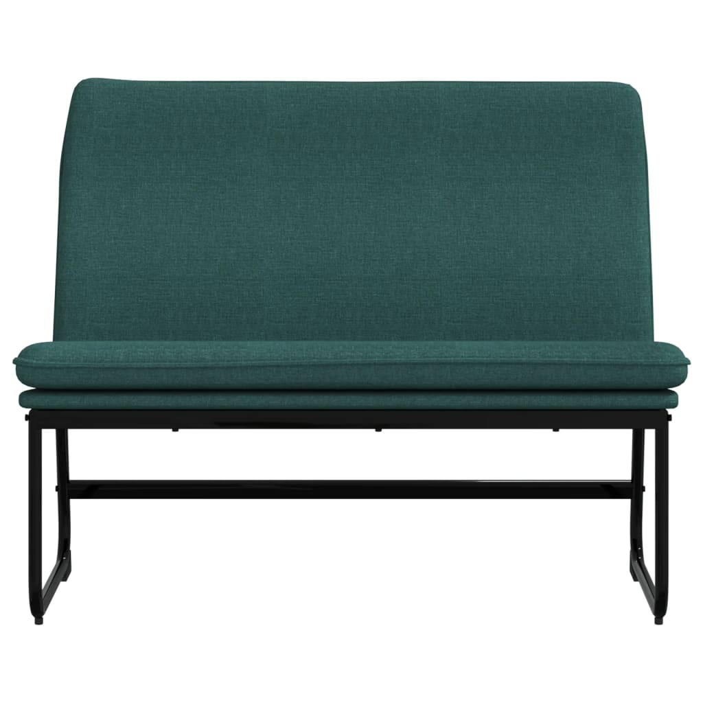 Vidaxl bankje 100x75x76 cm stof donkergroen