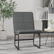 Vidaxl loungestoel 54x75x76 cm kunstleer grijs
