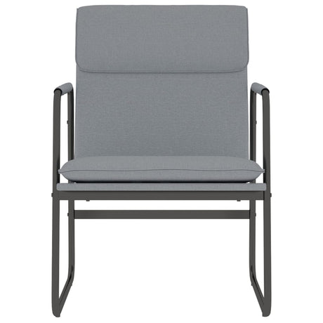 Vidaxl loungestoel 55x64x80 cm stof lichtgrijs