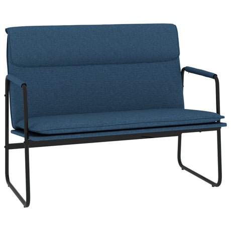 Vidaxl bankje 100x64x80 cm stof blauw