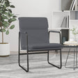 Vidaxl loungestoel 55x64x80 cm kunstleer grijs