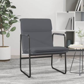 Vidaxl loungestoel 55x64x80 cm kunstleer grijs