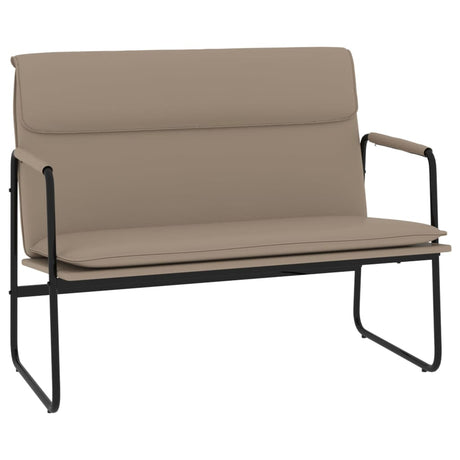Vidaxl bankje 100x64x80 cm kunstleer cappuccinokleurig