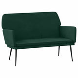 Vidaxl bankje 108x79x79 cm fluweel donkergroen