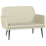Vidaxl bankje 107x80x81 cm kunstleer crèmekleurig