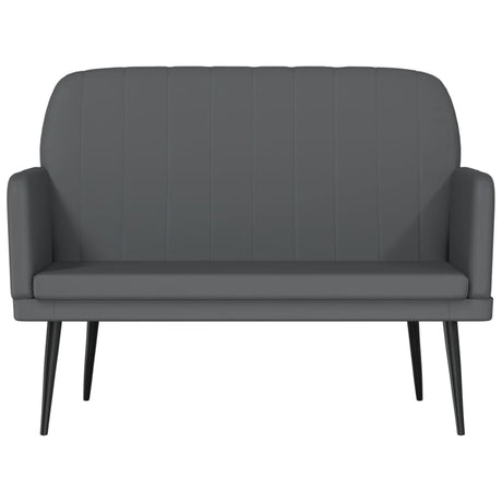 Vidaxl bankje 107x80x81 cm kunstleer grijs
