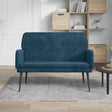 Vidaxl bankje 108x79x79 cm fluweel blauw
