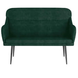 Vidaxl bankje 110x76x80 cm fluweel donkergroen