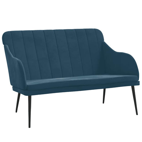 Vidaxl bankje 110x76x80 cm fluweel blauw