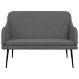 Vidaxl bankje 110x76x80 cm stof donkergrijs