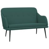 Vidaxl bankje 110x76x80 cm stof donkergroen