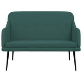 Vidaxl bankje 110x76x80 cm stof donkergroen