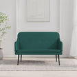 Vidaxl bankje 110x76x80 cm stof donkergroen