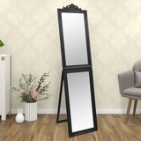 Vidaxl Mirror løsrevet 40x160 cm sort