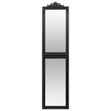 Vidaxl Mirror frittliggende 50x200 cm svart