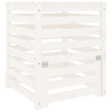 Bac de compost Vidaxl 63.5x63.5x77,5 cm Pine solide blanc