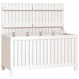 Vidaxl tuinbox 121x55x64 cm massief grenenhout wit