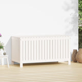 Vidaxl tuinbox 121x55x64 cm massief grenenhout wit