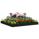 Vidaxl Fiorter Big 110x110x27 cm Pino solido nero