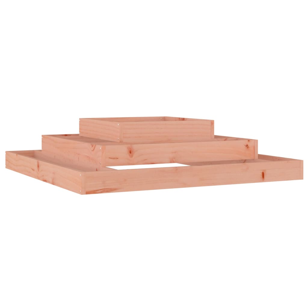 Vidaxl plantenbak 110x110x27 cm massief douglashout