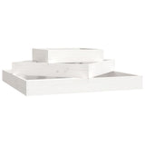 Vidaxl Planning Box 83x83x27 cm Solid Pine White