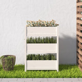 Vidaxl Planning Box 77x25x104,5 cm Solid Pine White