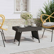 Vidaxl bijzettafel inklapbaar 60x40x38 cm poly rattan zwart