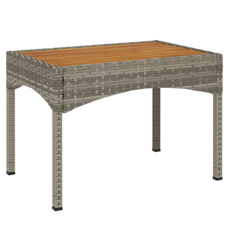 Vidaxl 3-delige loungeset met kussens poly rattan grijs