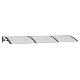 Vidaxl deurluifel 300x100 cm polycarbonaat zwart