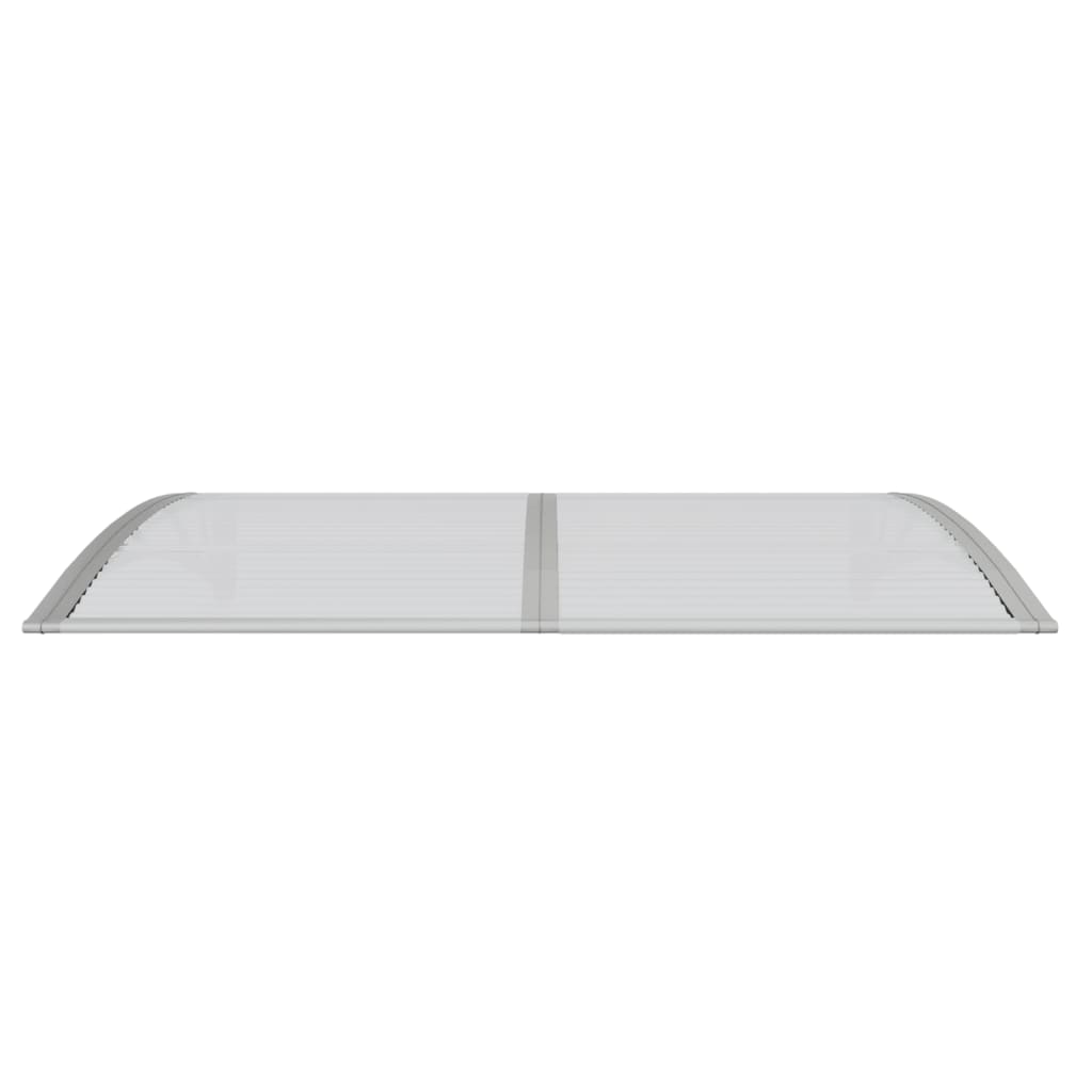 Vidaxl Porte auvent 150x100 cm Polycarbonate gris