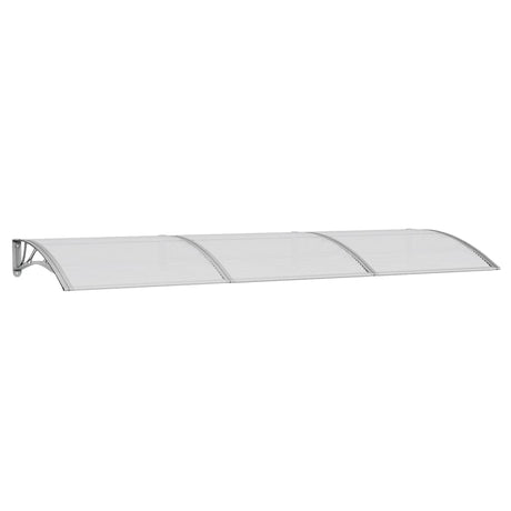 Vidaxl deurluifel 300x100 cm polycarbonaat grijs