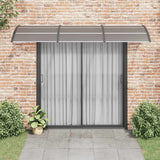 Vidaxl deurluifel 300x100 cm polycarbonaat zwart