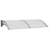 Vidaxl Door Canopy 150x75 cm polycarbonatgrå