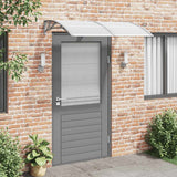 Vidaxl deurluifel 150x75 cm polycarbonaat grijs
