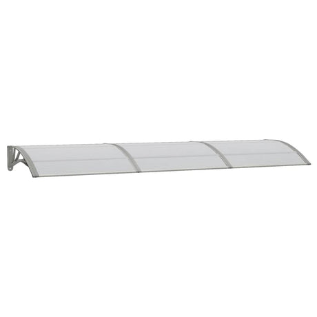 Vidaxl deurluifel 300x75 cm polycarbonaat grijs