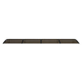 Vidaxl deurluifel 350x75 cm polycarbonaat zwart