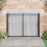 Vidaxl deurluifel grijs 350x100 cm polycarbonaat