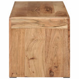 Vidaxl tv-meubel 110x33x33 cm massief acacoahout