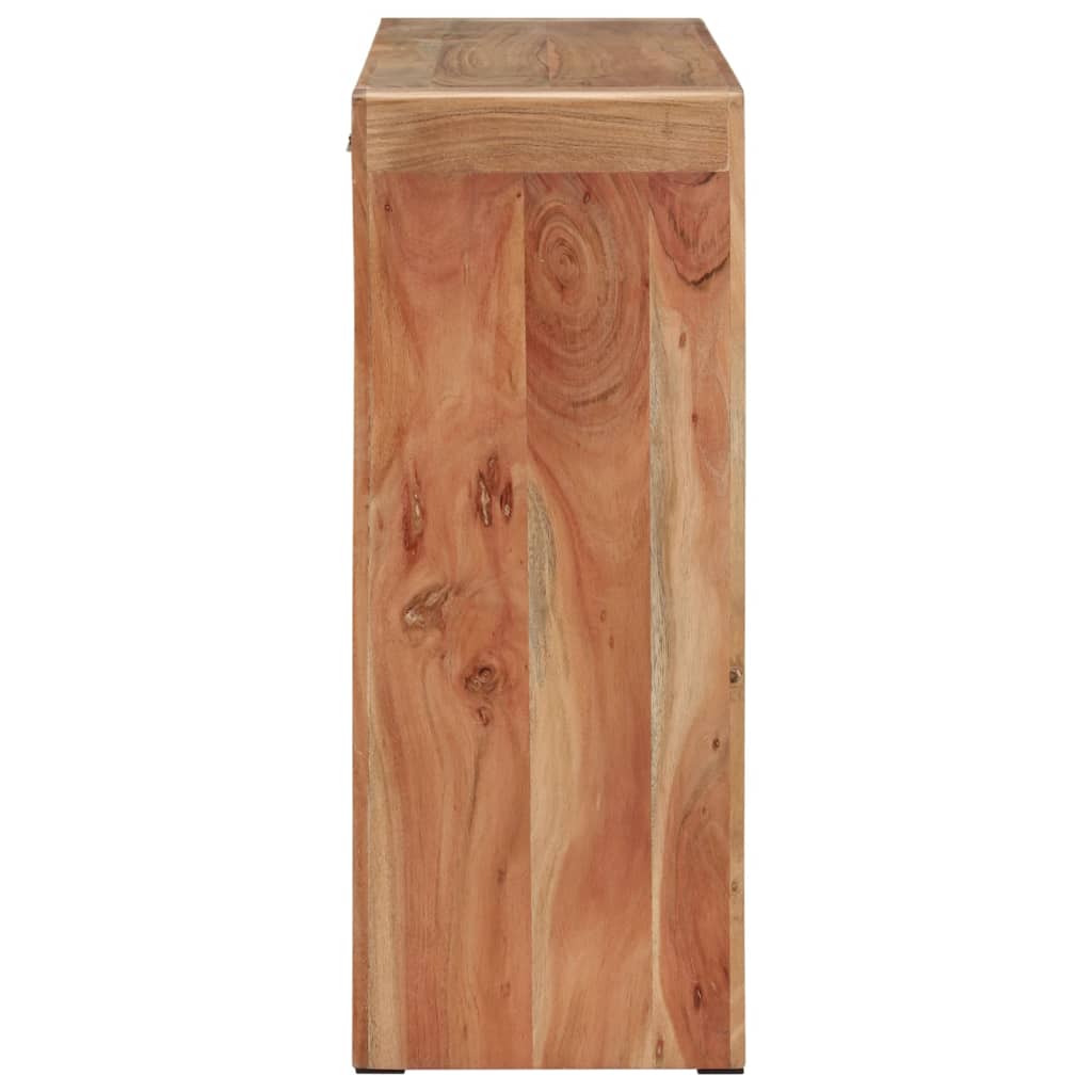 Vidaxl wandtafel 110x30x76 cm massief acaciahout