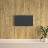 Vidaxl Wall panels Wood look 2.06 m² PVC Brown