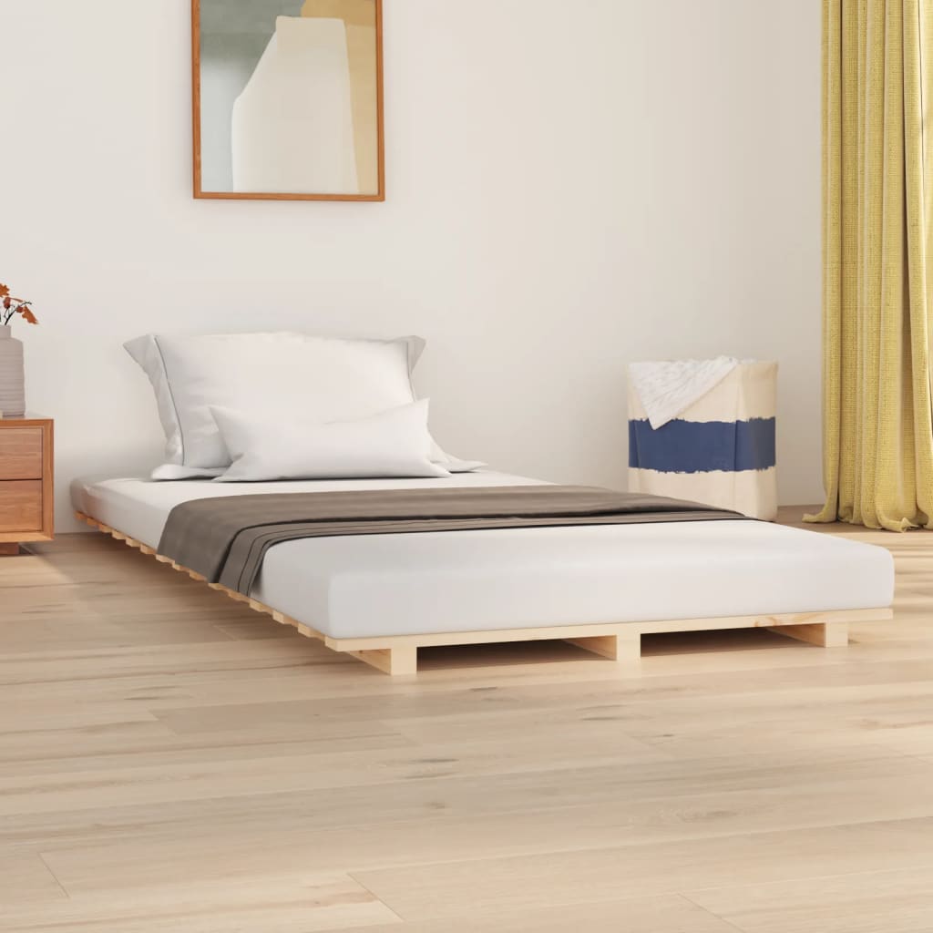 Vidaxl bedframe massief grenenhout 100x200 cm