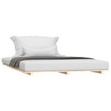 Vidaxl bedframe massief grenenhout 140x190 cm