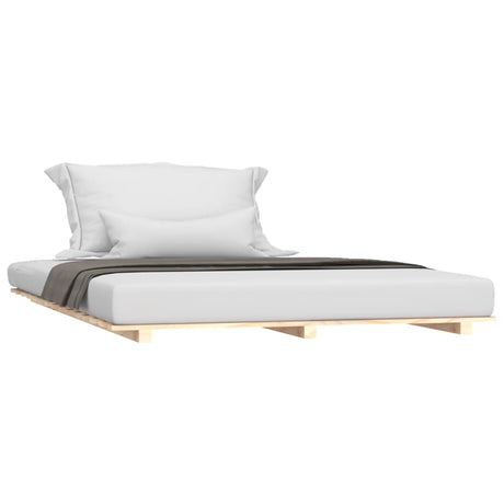 Vidaxl bedframe massief grenenhout 140x190 cm