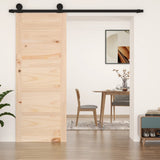 Vidaxl Sliding Porte 80x1.8x204.5 cm Pine solide