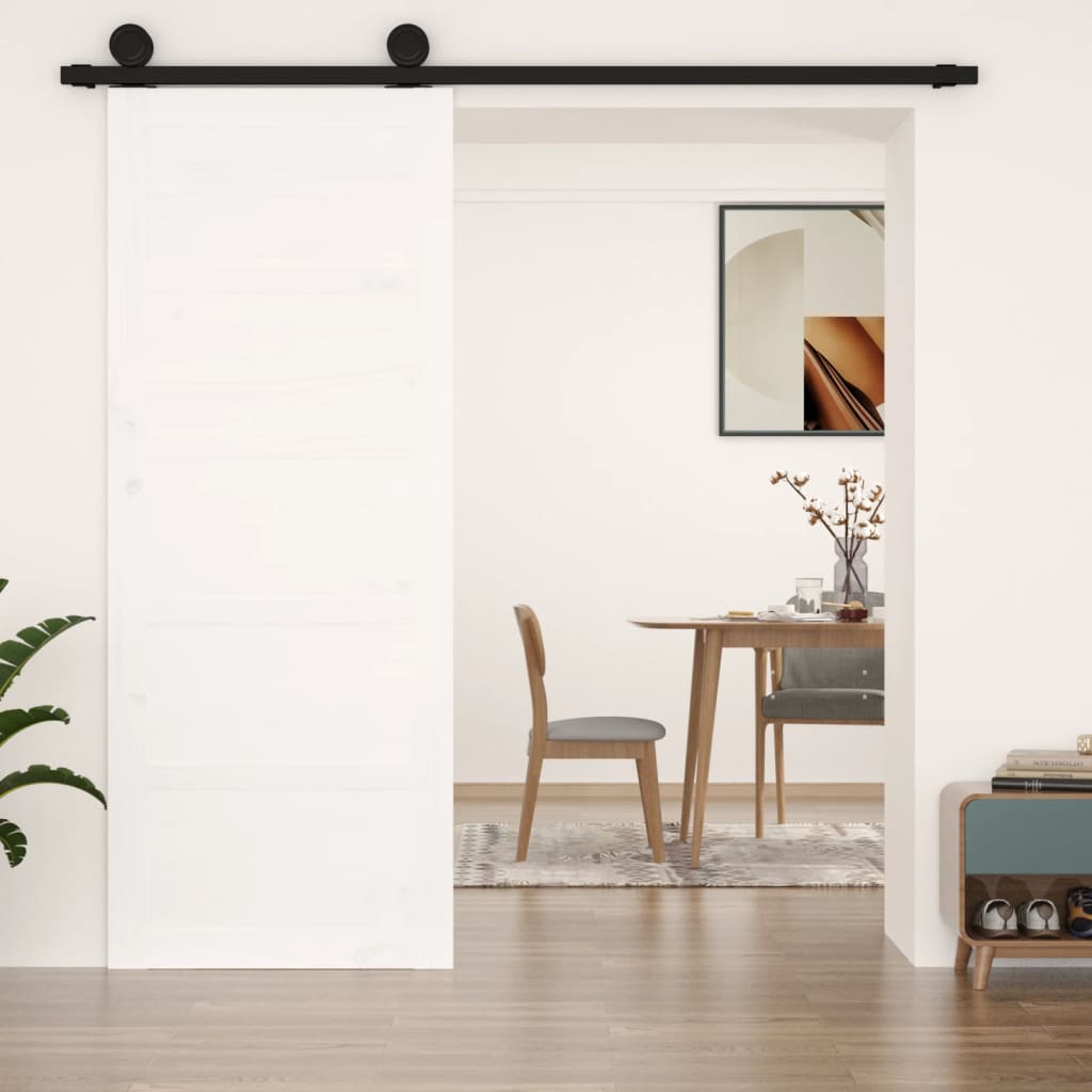 Vidaxl sliding door 80x1.8x204.5 cm solid pine white