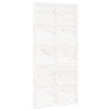 Porta scorrevole Vidaxl 100x1.8x214 cm Pino solido bianco